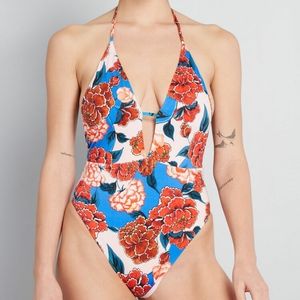 Beachy Beliefs One-Piece Swimsuit size L